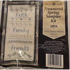 Mill Hill Treasured Spring Sampler Kit‎ Cross Stitch Kit 1996 Easter Risen